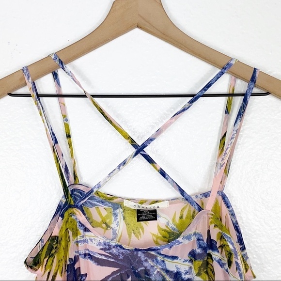Chelsea Pink Leaf Swimming Top/Cover Up La… - Picture 5 of 7